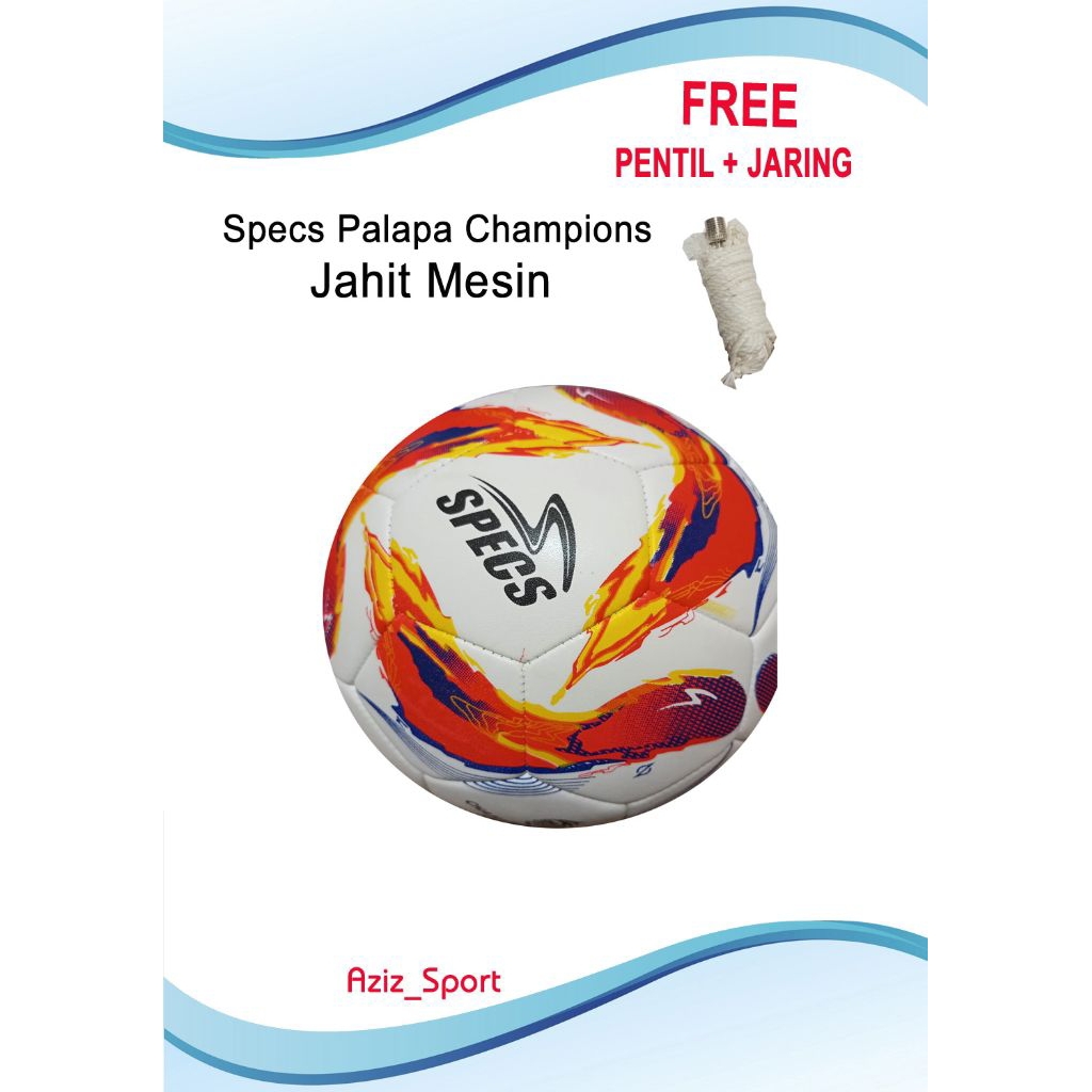 SPECS Bola SPECS Bola Sepak, Futsal,Size 4 / Size 5 // free pentil dan jaring