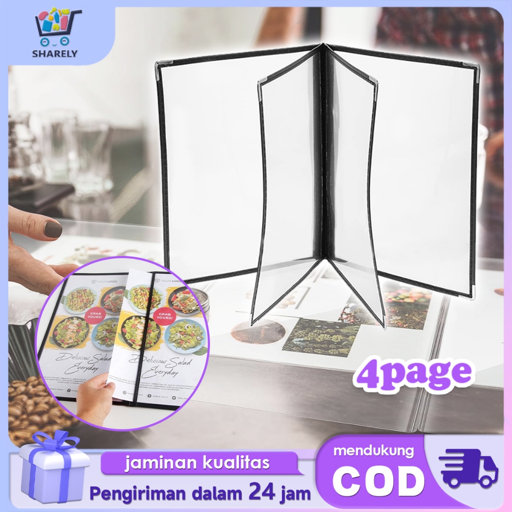 

A4 Buku Menu Restoran 4 Halaman Cover Menu Sampul Menu Restaurant Menu Cover Pelindung Menu