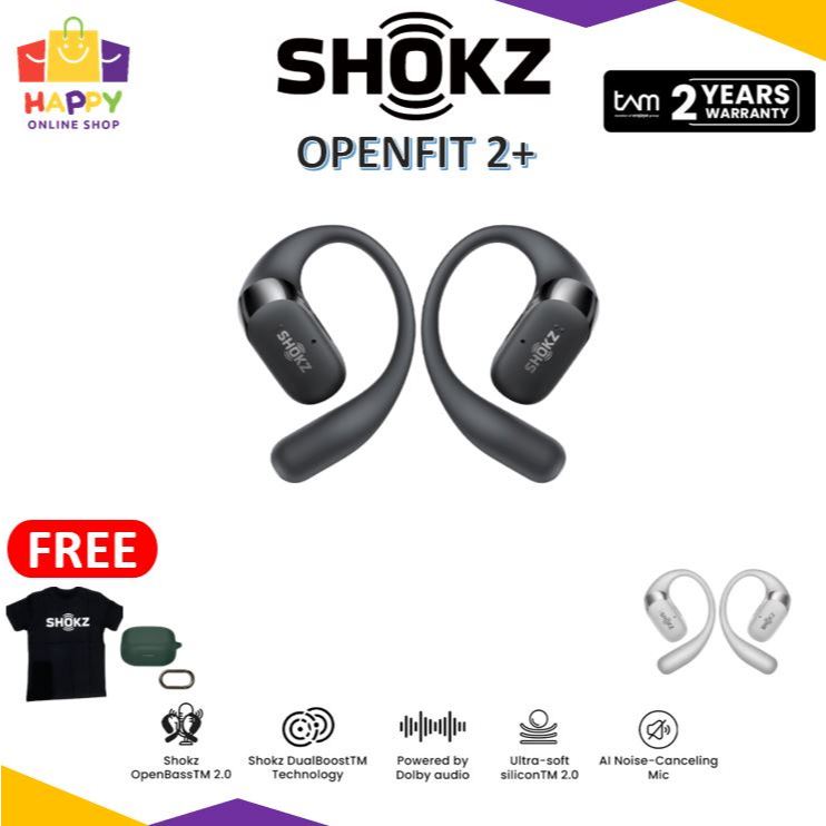 Shokz Openfit 2+ Open Fit