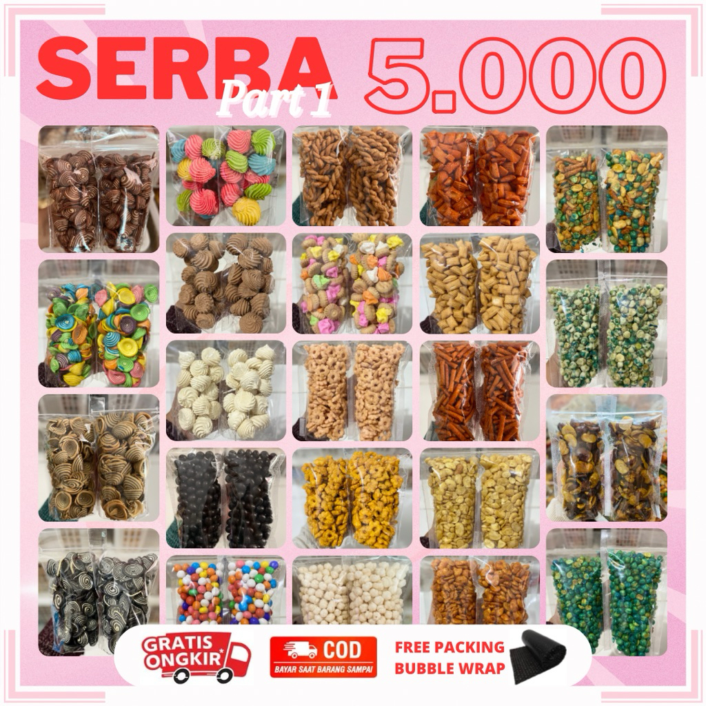 

CEMILAN SERBA 5.000 - PART 1 | CEMILAN MURAH MERIAH | CEMILAN MANIS ASIN