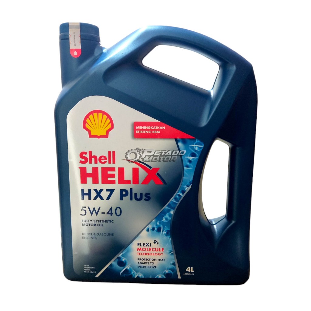 Oli Shell Helix HX7 Plus 5W-40 4 Liter