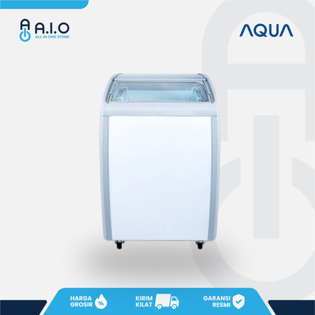 AQUA - CHEST FREEZER SLIDING GLASS DOOR - AQF 162SD