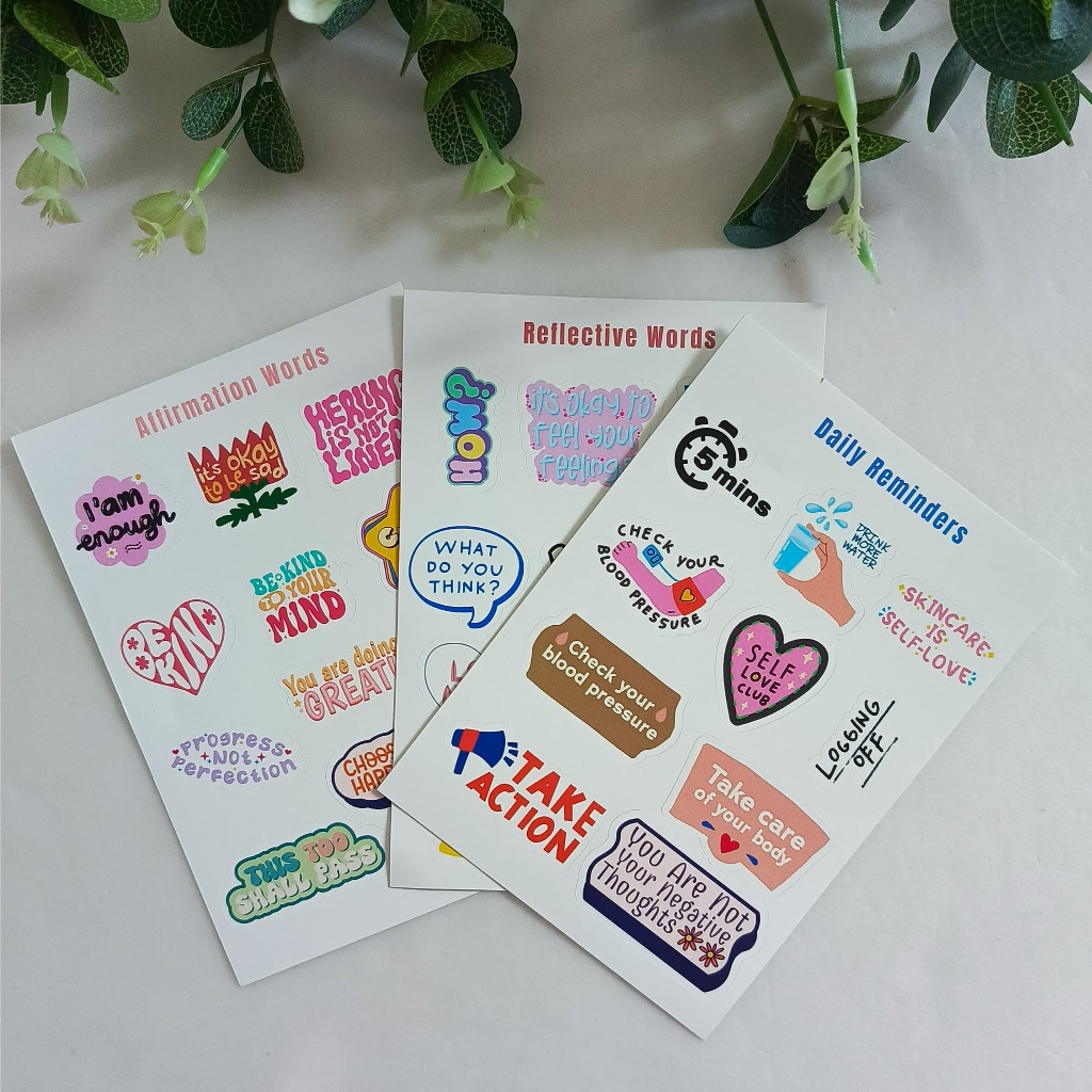 

Stiker Afirmasi Positif Kata-Kata Motivasi Lucu – Cocok untuk Scrapbook