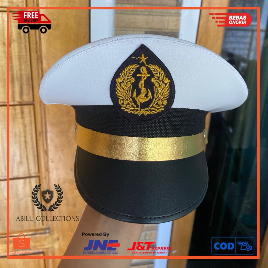 (TERMURAH) TOPI PET TNI ANGKATAN LAUT AL ANAK COWO TK PAUD/TOPI PET TNI AL ANAK CWO TK PUAD
