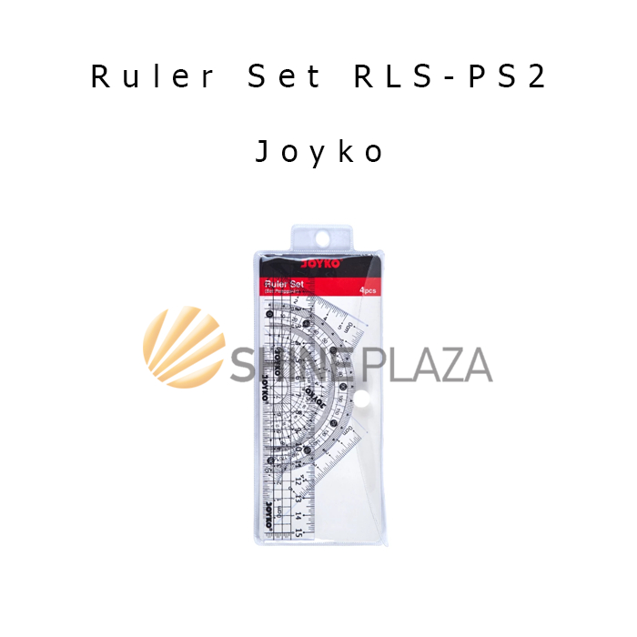 

Penggaris Plastik 4 in 1 RL-PS2 Joyko - Ruler Set Matematika