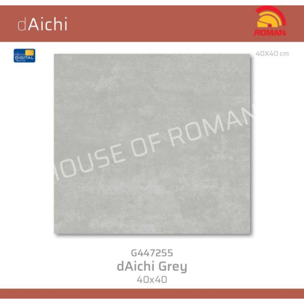 Roman Keramik G447255 dAichi Grey 40x40 Kw1