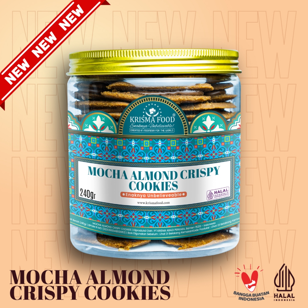 

MOCHA ALMOND CRISPY COOKIES