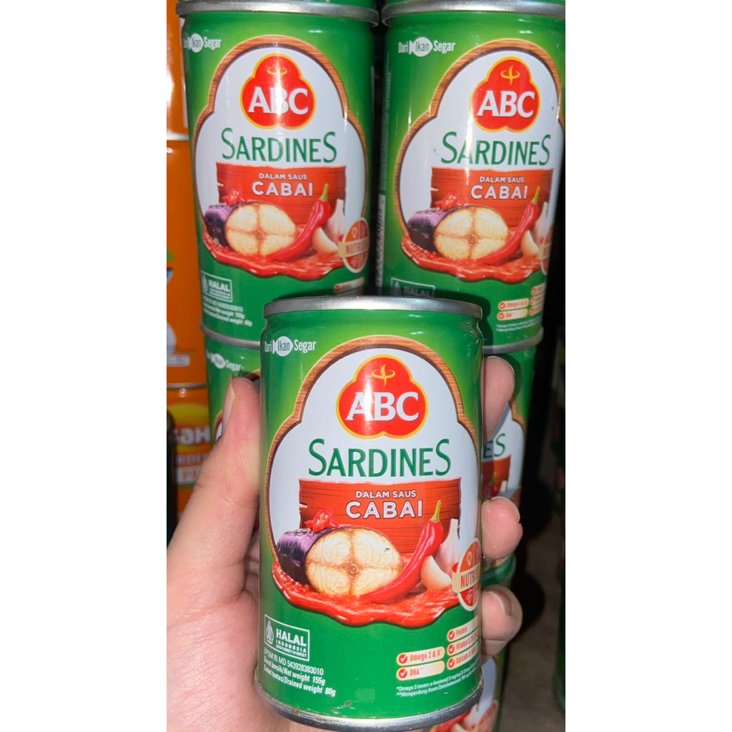 

Abc Sardines Cabai 155g