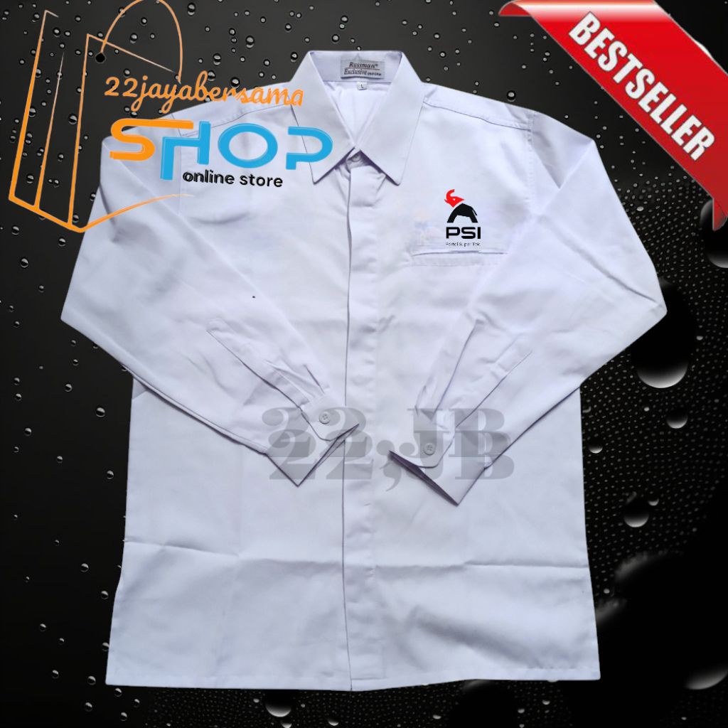Kemeja PSI • Baju Kemeja Partai PSI logo terbaru • Seragam Partai PSI Terbaru