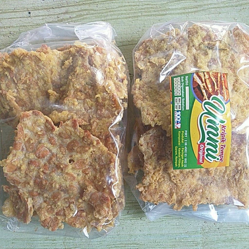 

kripik tempe cress