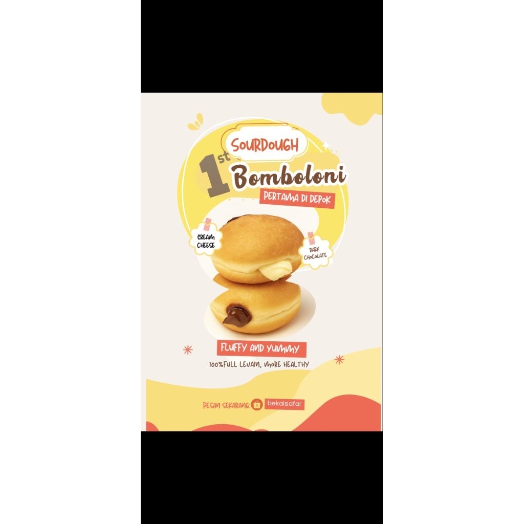 

donut sourdough bomboloni polos