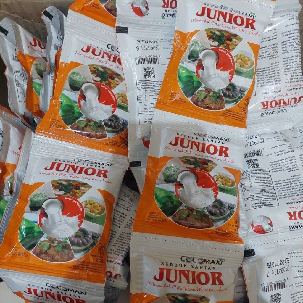 

[ 1rtg isi 10pcs ] Serbuk Santan JUNIOR COCOMAXI uk. 25gr