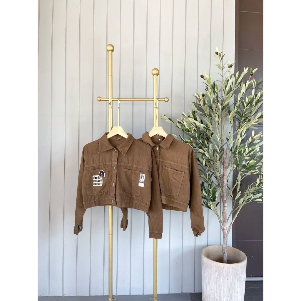 px broze jacket jeans