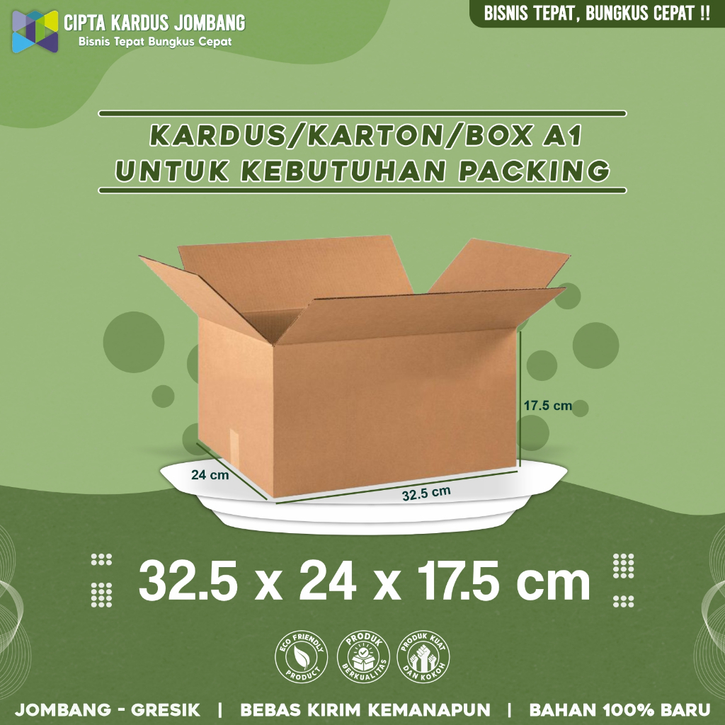 

Kardus Packing 32.5x24x17.5 | Box packing | Karton Packing