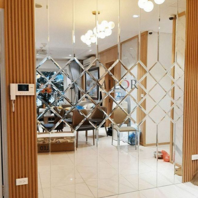 CERMIN BEVEL CUSTOM READY STOK TEBAL 5MM/KACA BEVEL/CERMIN BEVEL