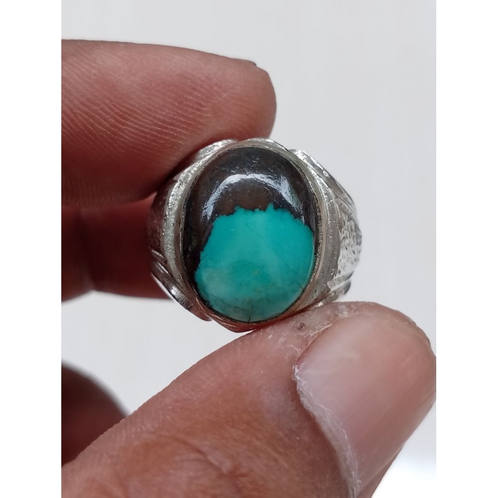 Batu Akik Pirus Hubei ( Lawasan )