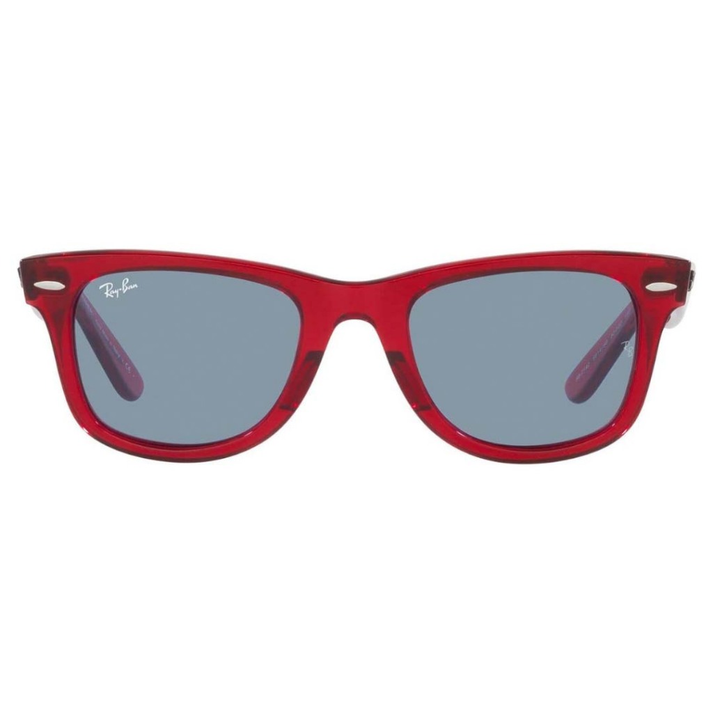 Kacamata Rayban Wayfarer Classic Colour RB2140 6614/56 50 Lens 22 Bridge Red Original