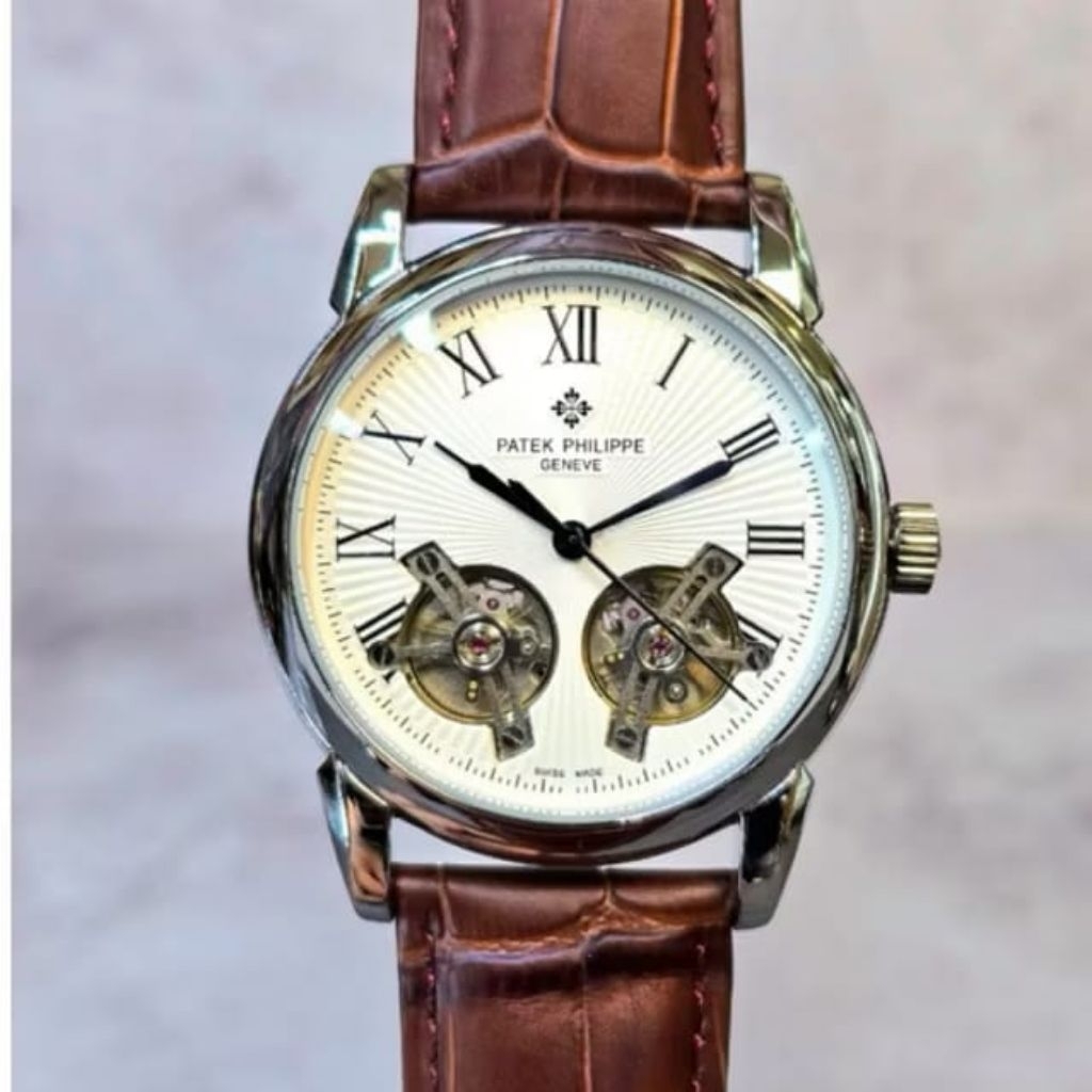 JAM TANGAN PATEK PHILIPPE AUTOMETIC KULIT