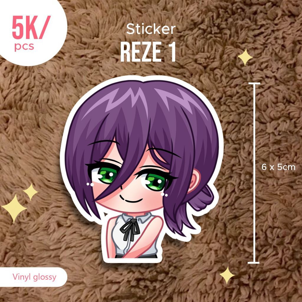 

Stiker reze anime chainsaw man anti air