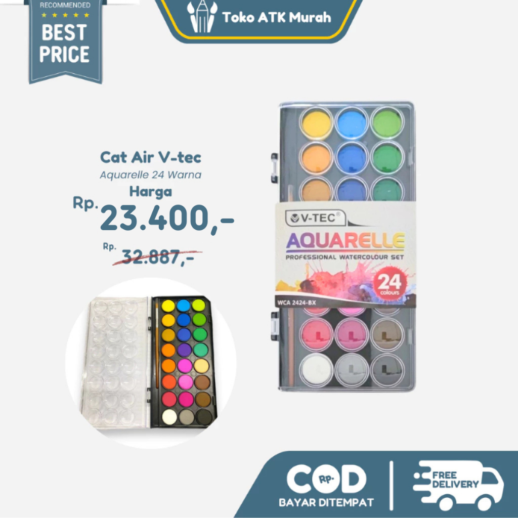 

V-Tec Aquarelle Cat Air Watercolour Cake 24