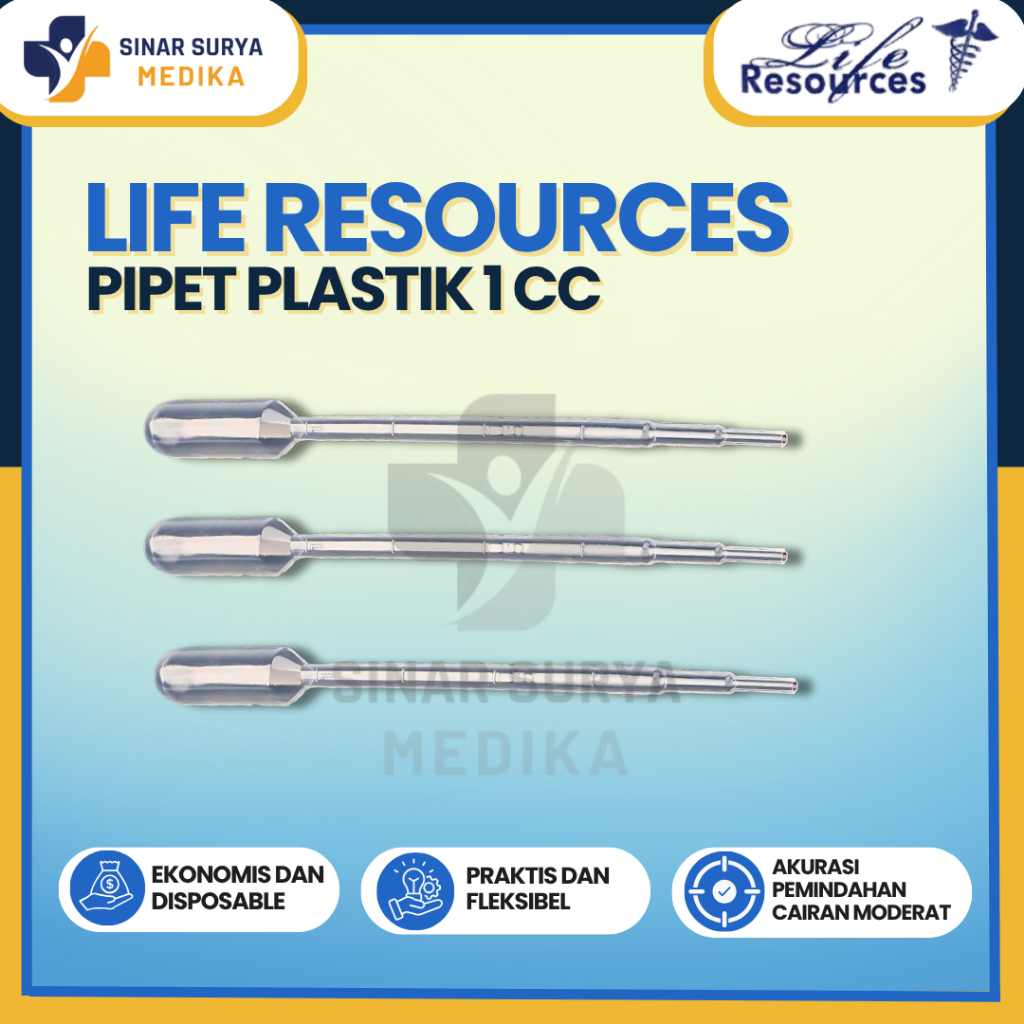Pipet plastik 1 ml/ Pipet tetes plastik 1 ml BOX / 500 PCS
