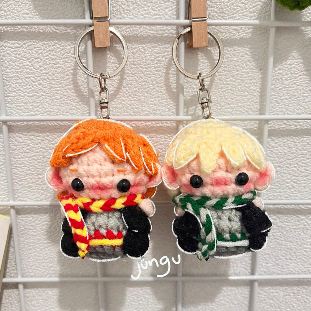 harry potter crochet | harry potter rajut | harry potter keychain | draco malfoy