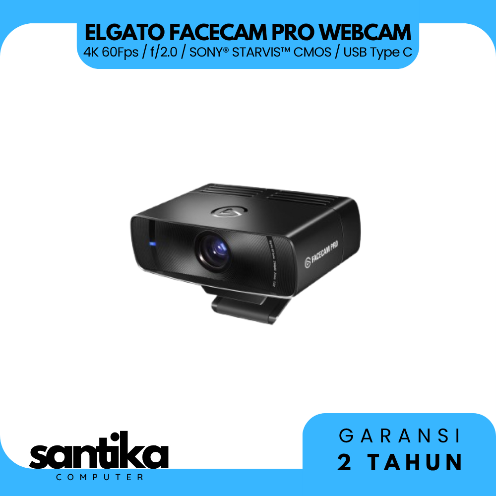 Elgato Facecam Pro 4K 60Fps Profesional Webcam