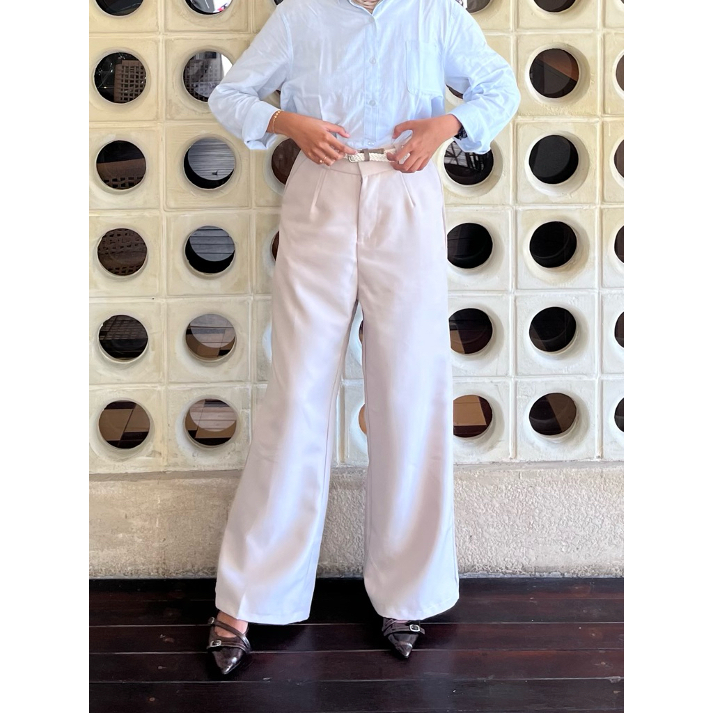 ORO PANTS SEMI CUTBRAY (BARU) / Celana Wanita / Celana Oro / Celana Cutbray / Celana Hitam / Celana 
