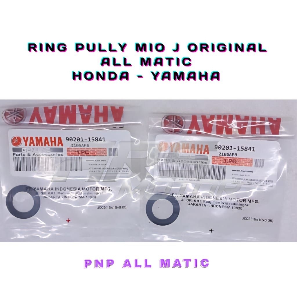 RING PULLEY MIO J ORIGINAL - Ring Pulley Tambahan Pulley Bubut Pulley Non Bubut ( 90210 - 15841 )
