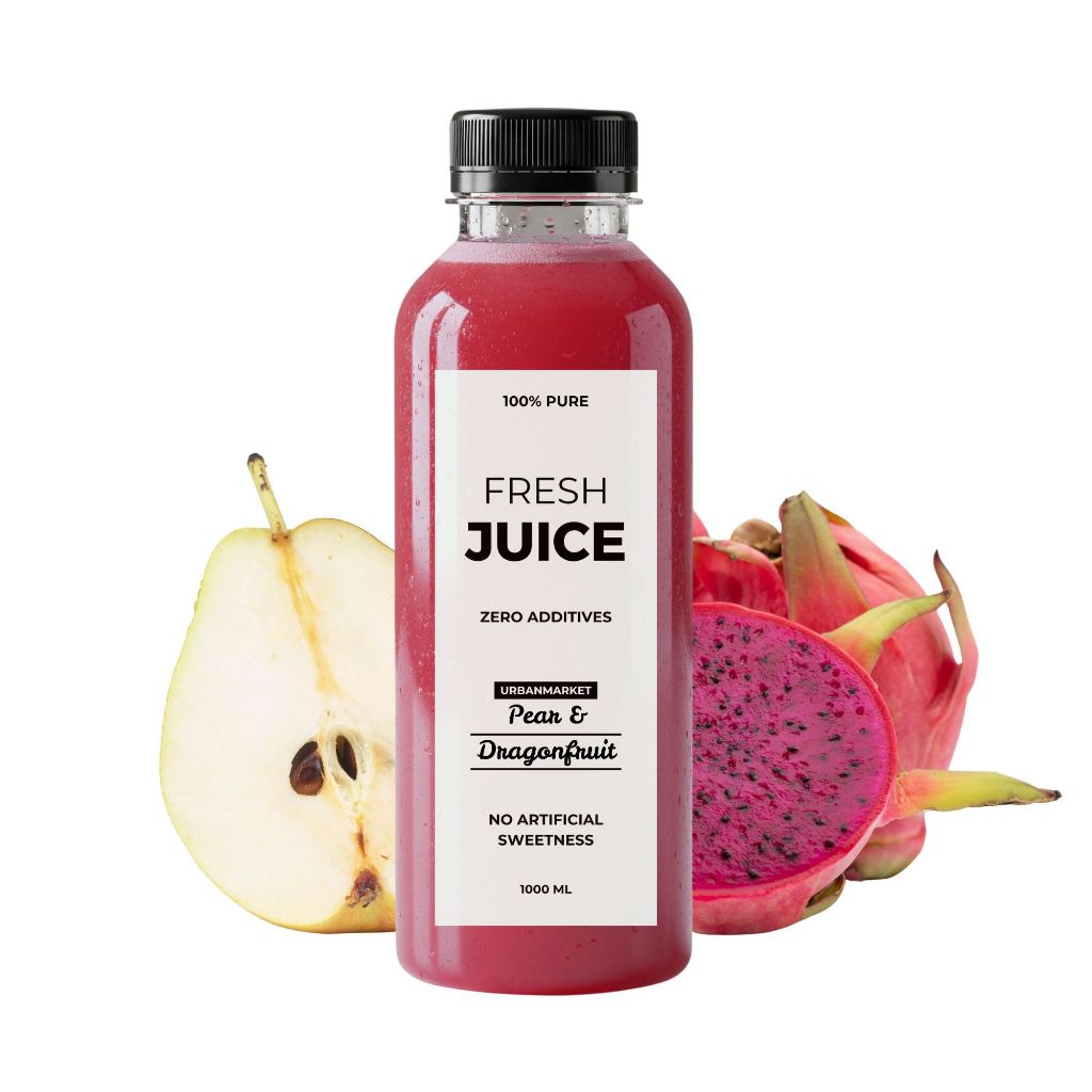 

Jus Pear Buah Naga Segar Cold Pressed 500 ml – 100% Buah Asli, Murni Tanpa Gula Tambahan