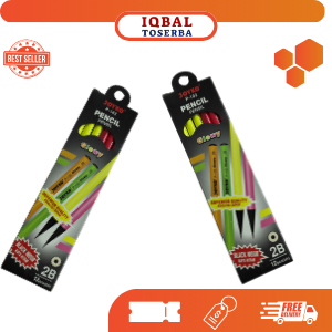 

JOYKO PENSIL PENSIL P-102/KAYU HITAM/1 PACK ISI 12 PCS