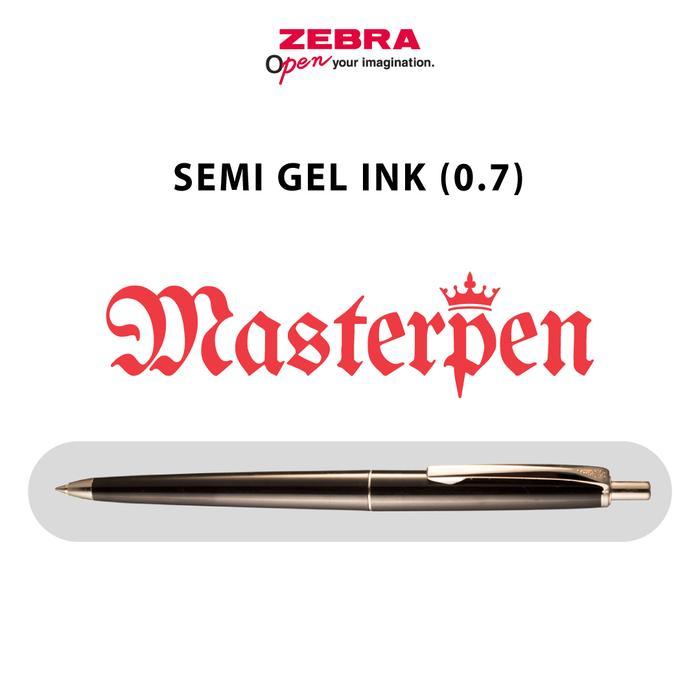 

MASTERPEN BALLPEN BLACK INK BLACK BARREL ZEBRA/PCS