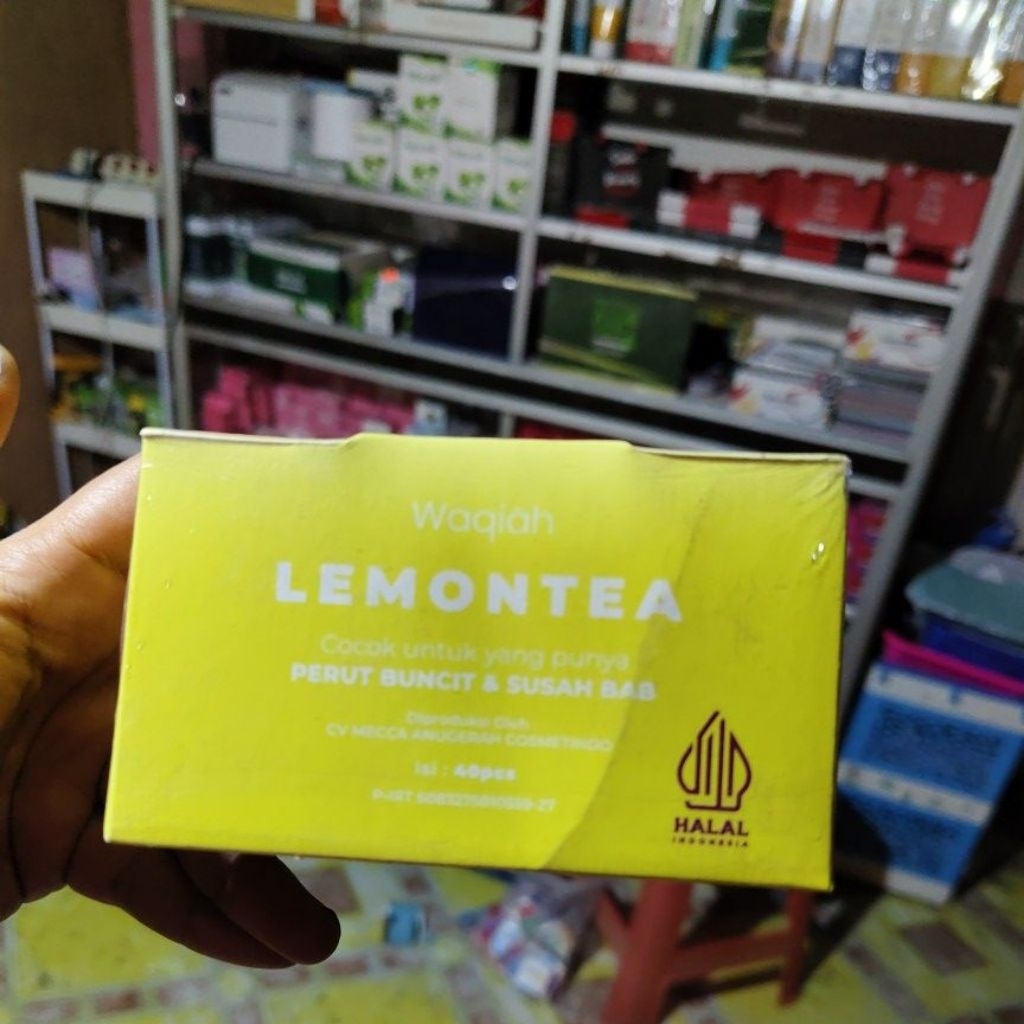 

WAQIAH | LEMONTEA COCOK UNTUK YANG PUNYA PERUT BUNCIT DAN SUSAH BAB ISI 40 PCS