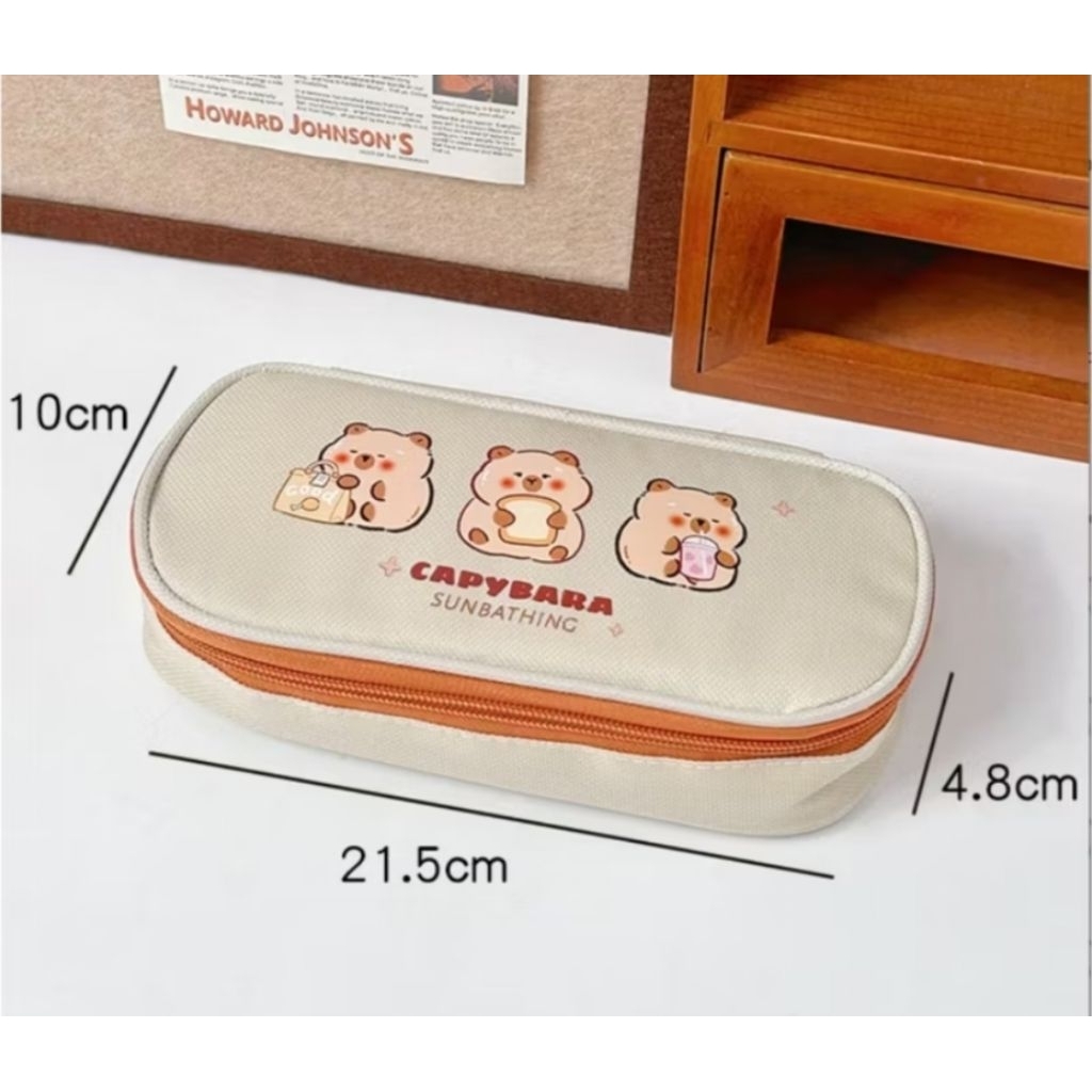 

Tempat pensil capybara cute kotak pensil capybara