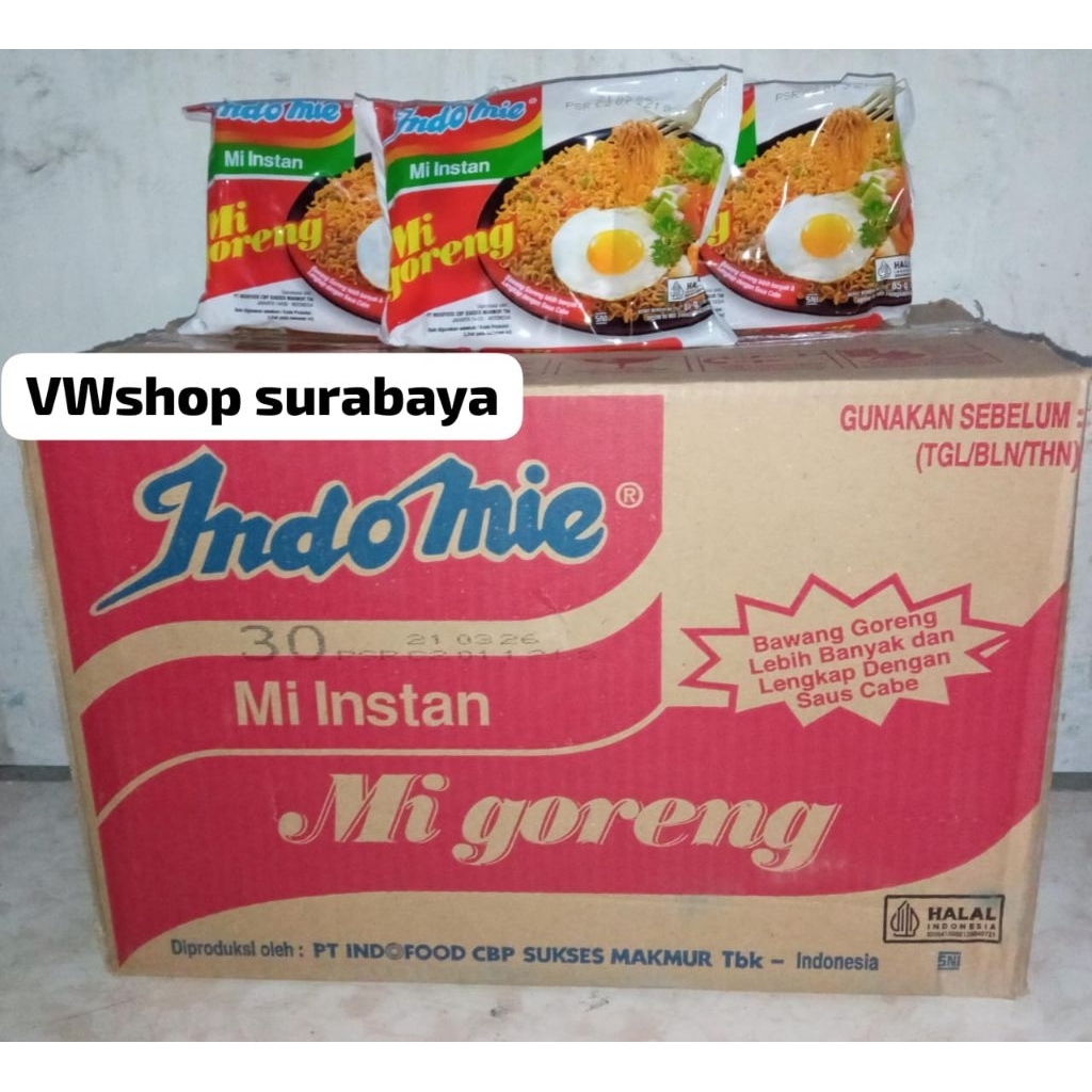

INDOMIE GORENG ORIGINAL ISI 40PCS (1DOS) vwshop