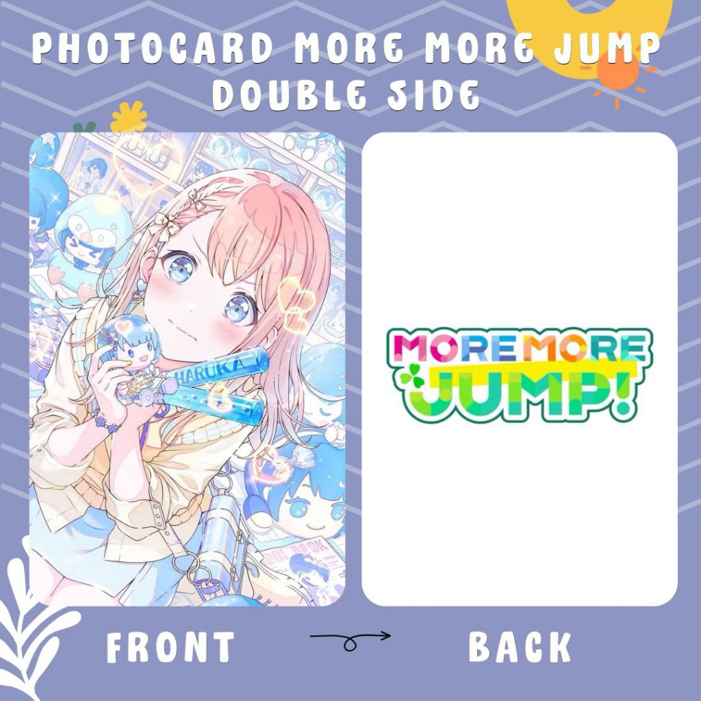 [JASA CETAK] PHOTOCARD PROJECT SEKAI MORE MORE JUMP CETAK 2 SISI TERMURAH