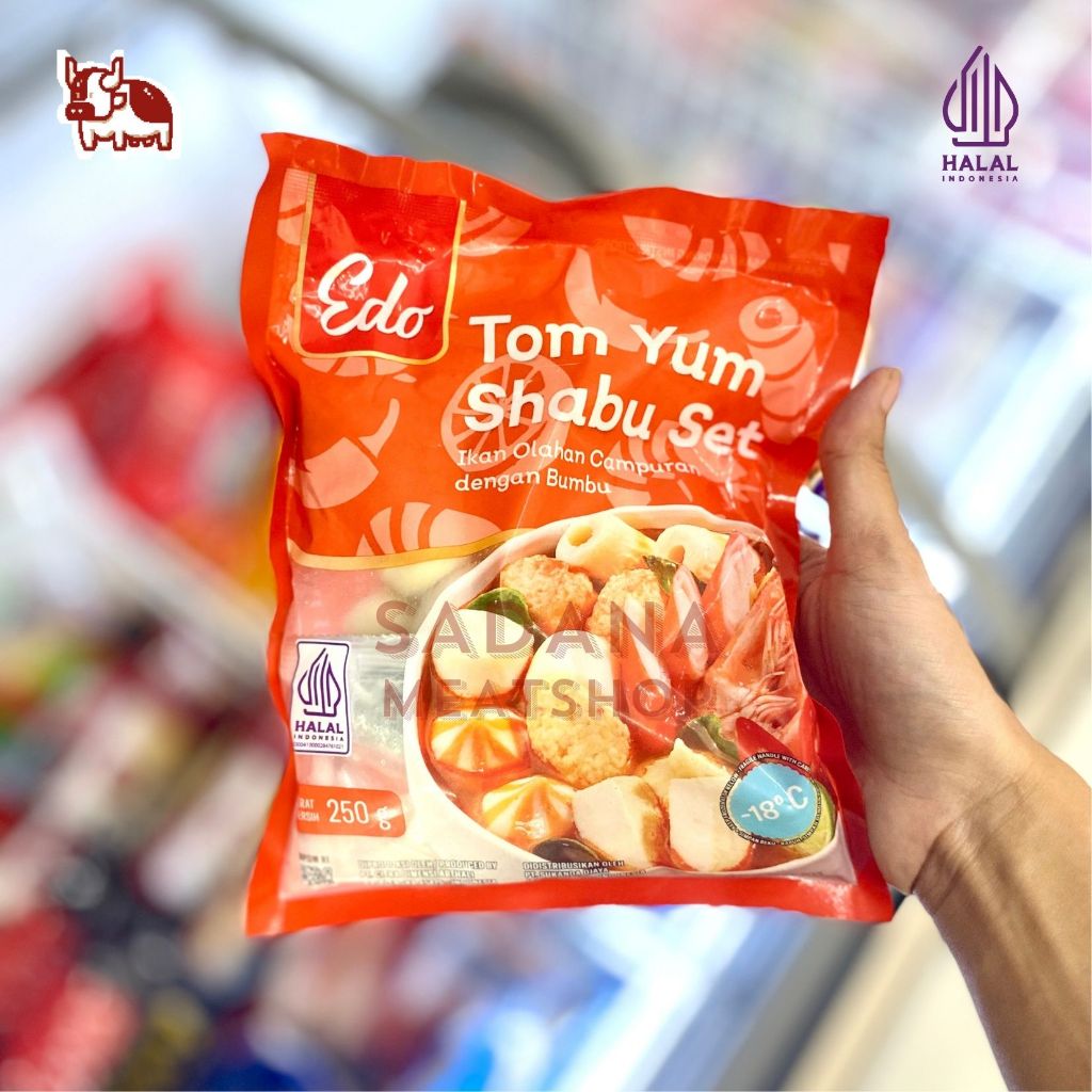 

EDO Tom Yum Shabu Set 250 g – Fish Ball & Pasta Tomyam | Praktis & Halal