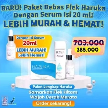 Haruka Skincare Paket Flek