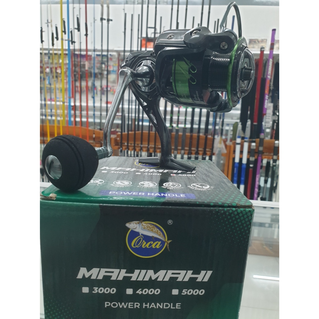 REEL SPINNING ORCA MAHIMAHI 5000 POWER HANDLE Ril Pancing