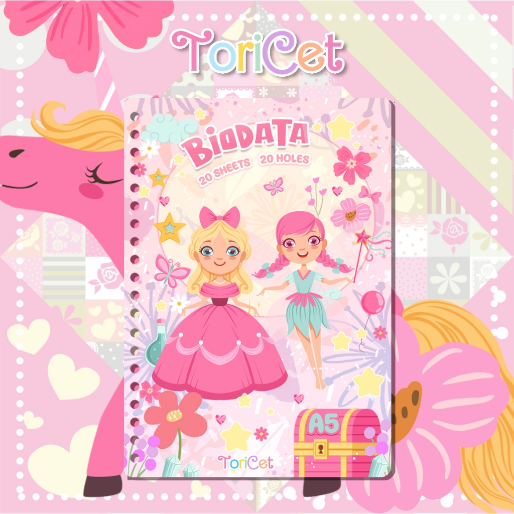 

Loose Leaf/Kertas Binder A5 Toricet - Friends biodata 02 ( Putri dan Peri)