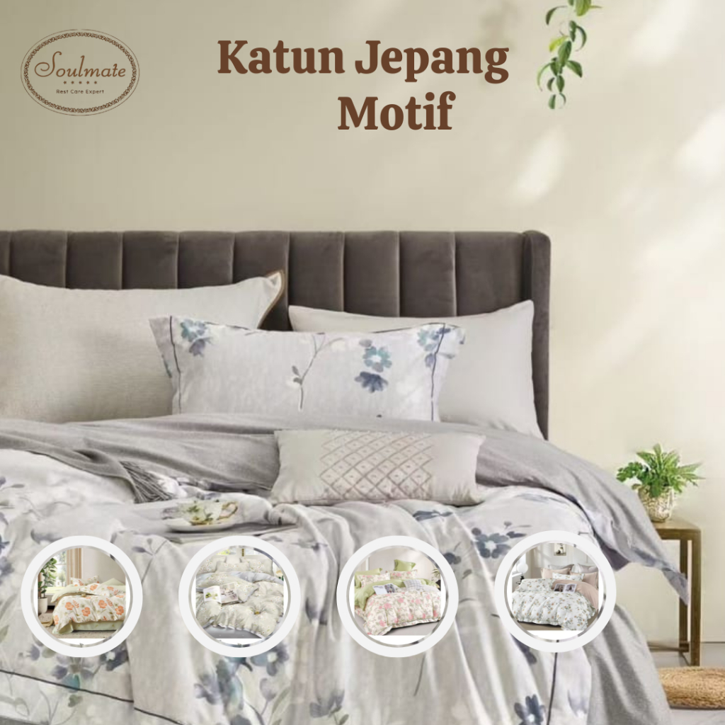Bahan / Kain Sprei Katun Jepang