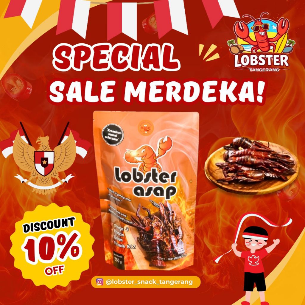 

Lobster Air Tawar Asap Kering 100 Gram (Lobster Khusus Siap Goreng dan Gulai)