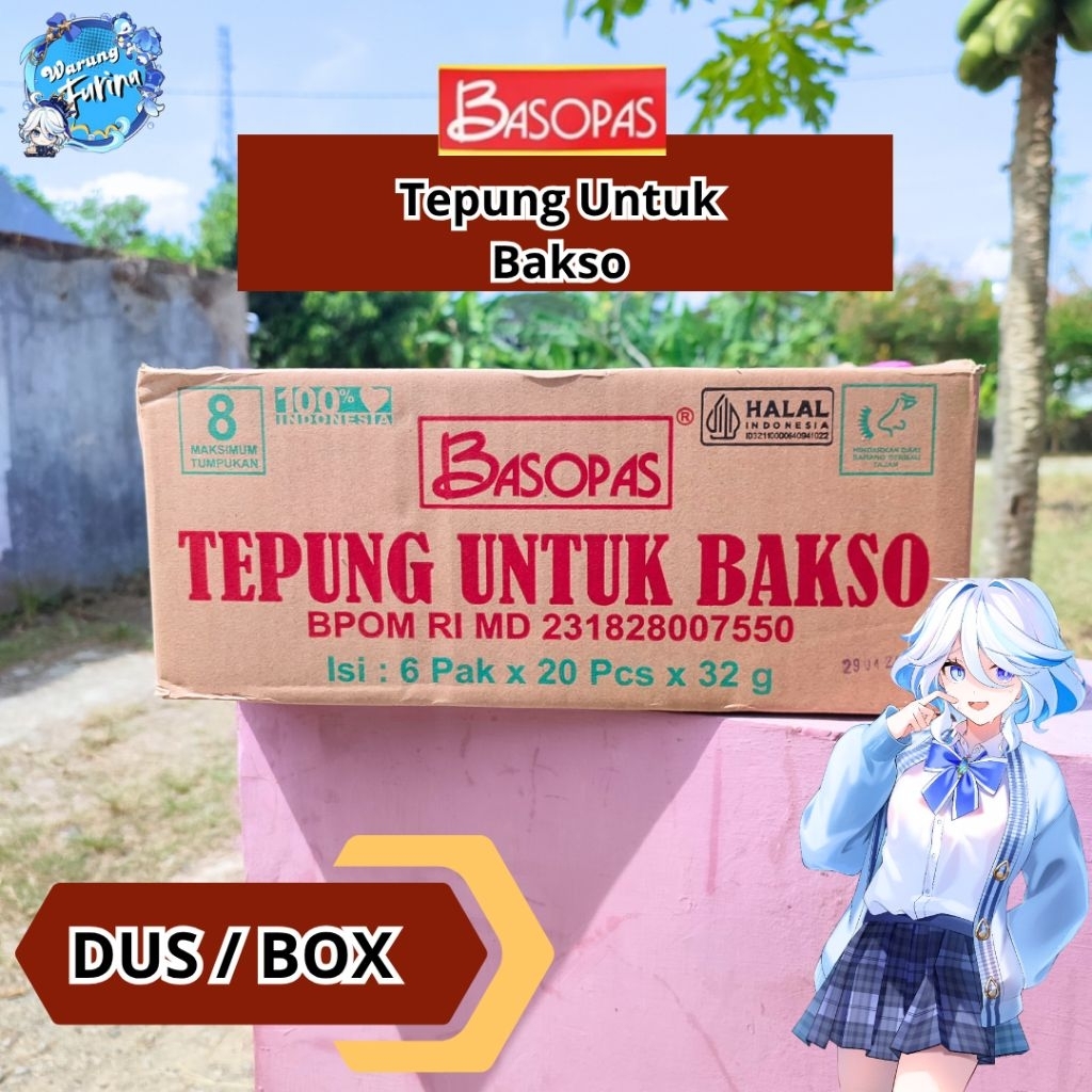 

Basopas Tepung Untuk Bakso Sachet 32gr | Dus/Box