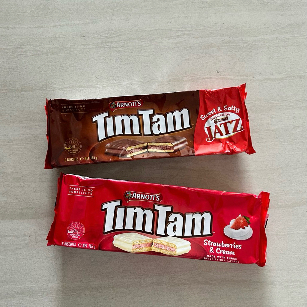 

TIM TAM AUSTRALIA ARNOTTS TIMTAM JATZ STRAWBERRY CREAM
