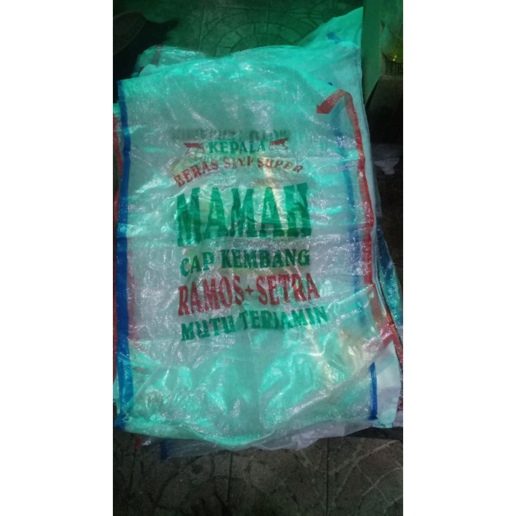 karung bekas beras 50kg isi 10pcs