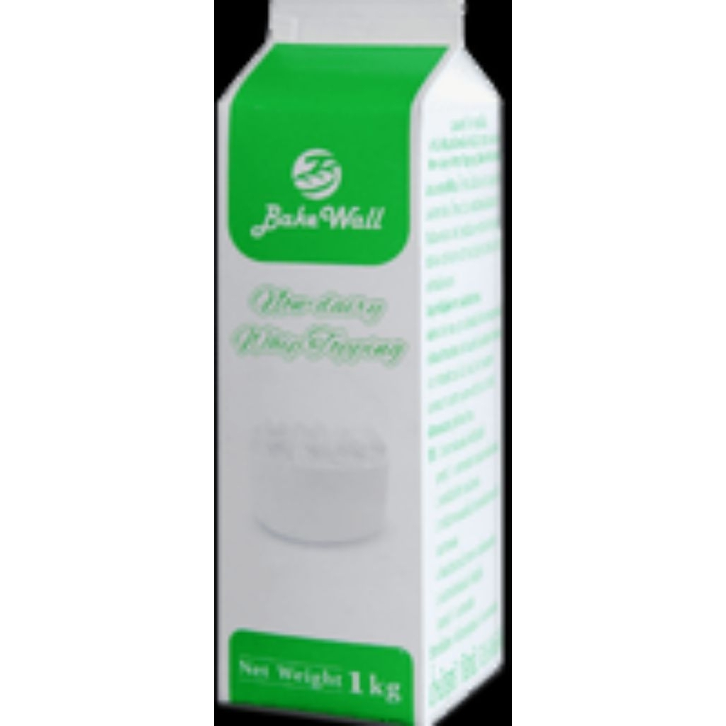 

Whip Cream Non Dairy Bakewall Biru / Hijau - 1kg | Prefer Instant !! Regular No Komplain !!!