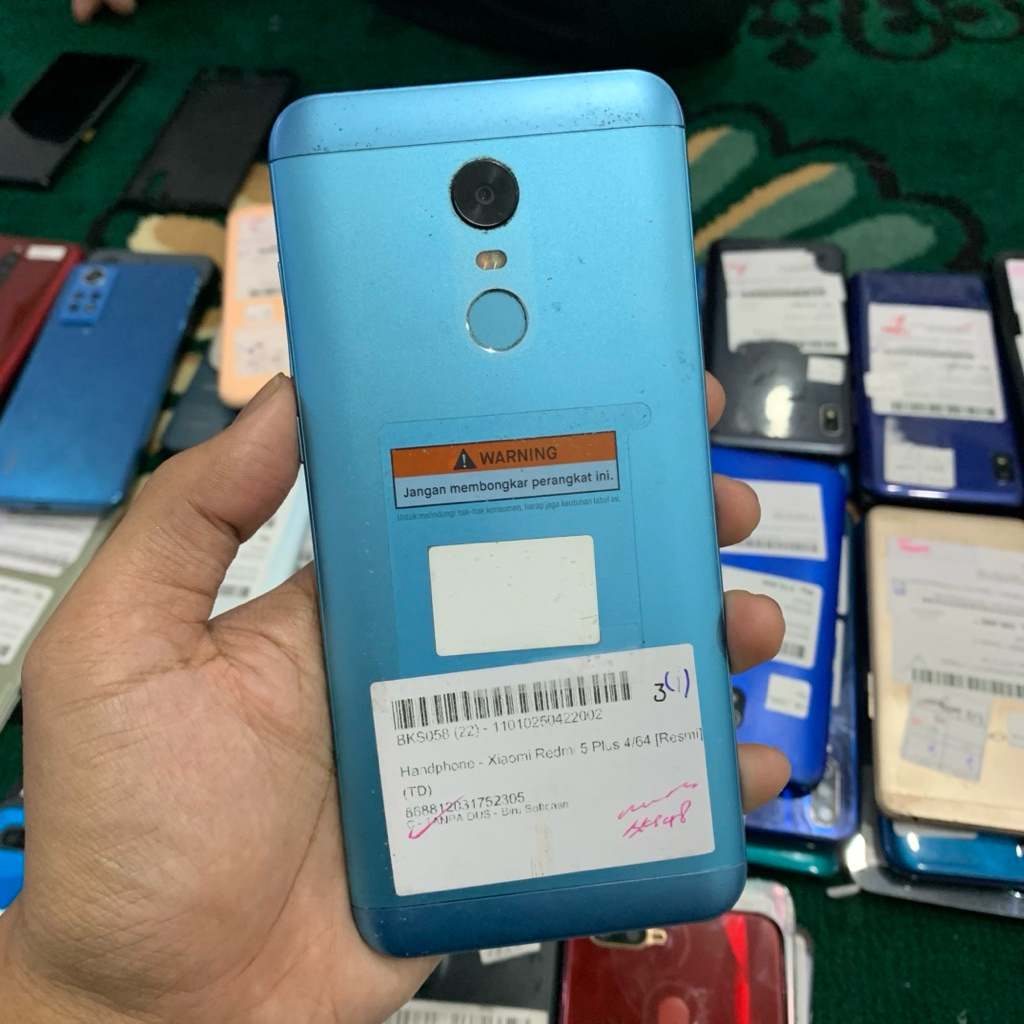 REDMI 5 PLUS 4/64 SUDAH UBL DAN OFOX SECOND | HP SECOND MURAH BERGARANSI