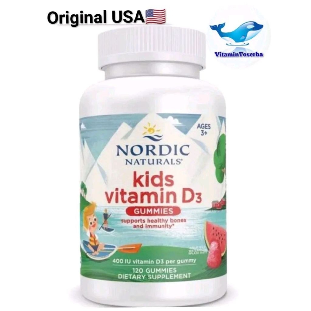 Nordic Naturals Vitamin D3 Gummies KIDS 400 IU 120 Gummies