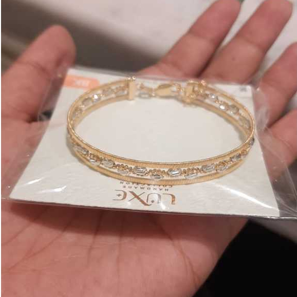 GELANG OVAL LUXE VARIASI BIJI PADI KH KADAR 375 8K