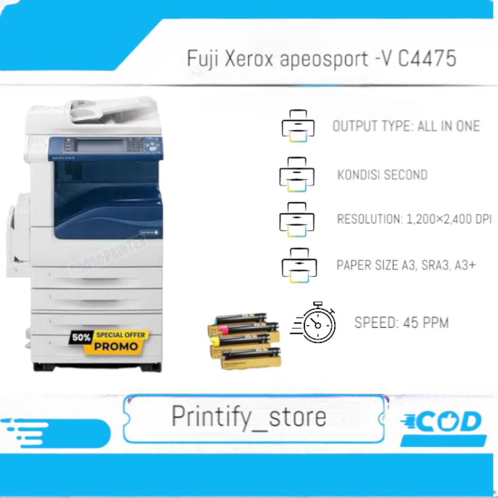 FUJI XEROX APEOSPOTR-V C4475 PRINTER A3+